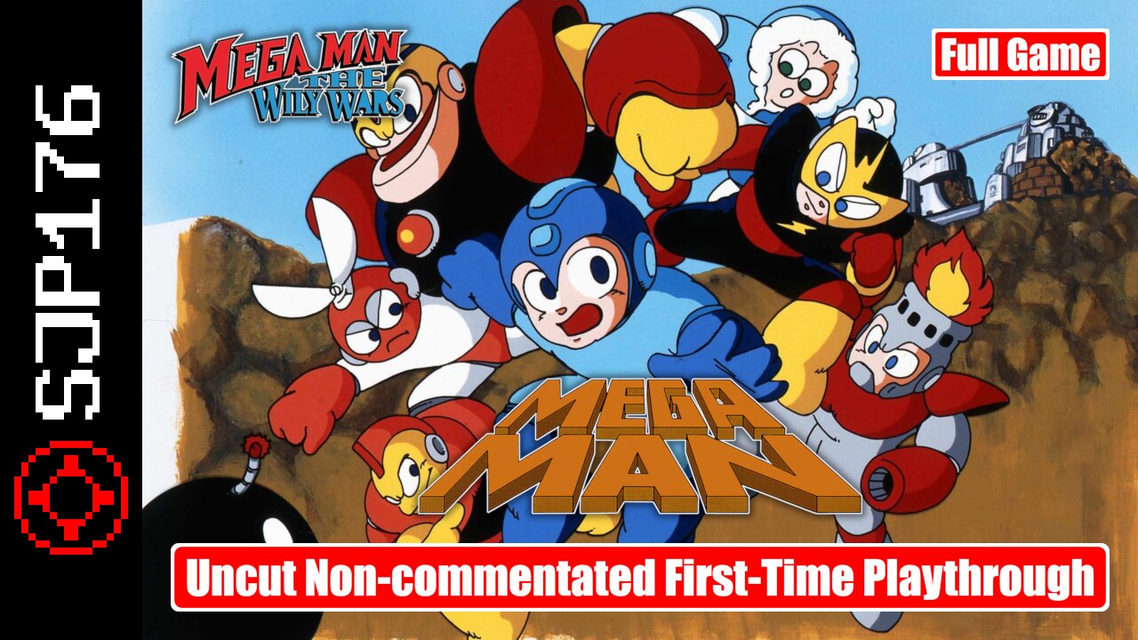 Mega Man (The Wily Wars)—Full Game—Uncut Non-commentated First-Time Playthrough