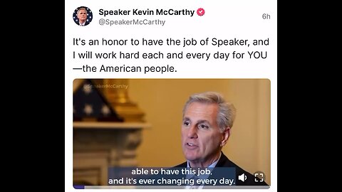 ( JFK JR ?!?! ) AS HOUSE SPEAKER KEVIN McCARTHY