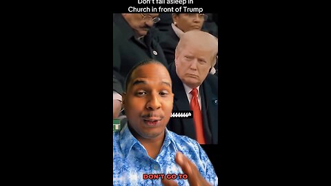 Don't fall asleep in front of Trump in church 🔥 #viral #short #reel #bible #video #2024