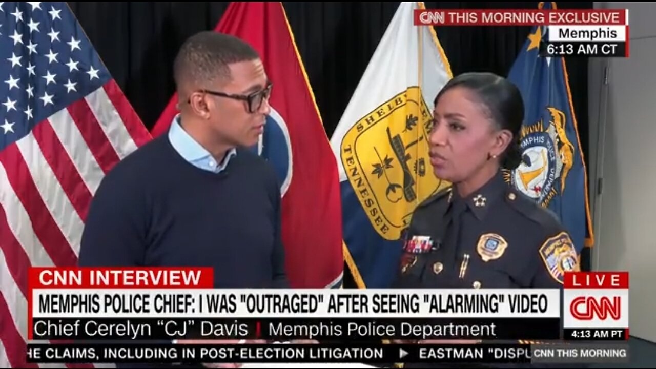 Memphis Police Chief: Video Of Memphis Cops Beating Tyre Nichols Is As Bad As Rodney King Assault