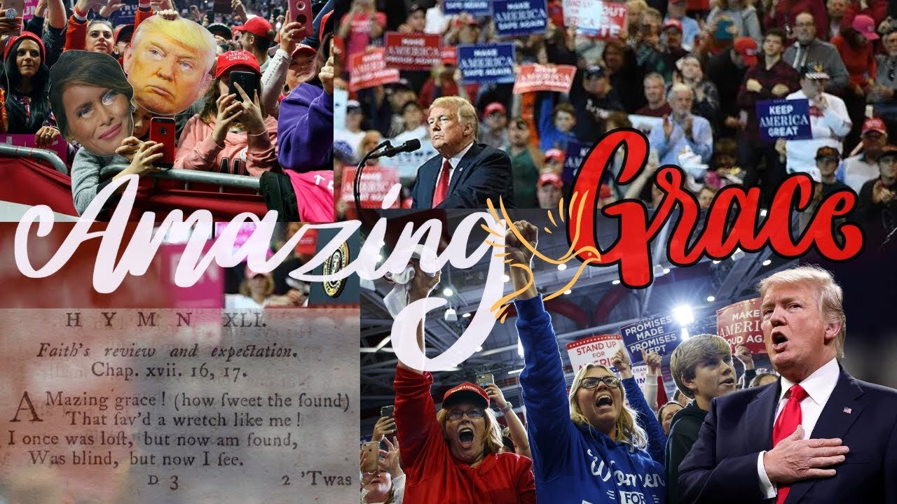 TRUMP & CROWD SING AMAZING GRACE AT MISSOURI RALLY! BEAUTIFUL AMERICA