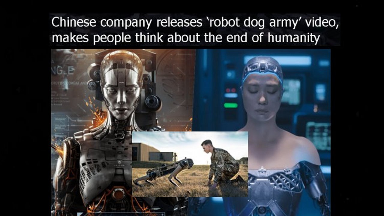 Black Mirror? Chinese Robotics Company Unveils Fleet of Police Robot Dogs! [28.01.2023]