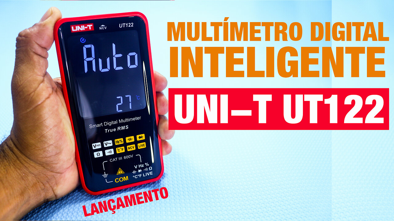 Multímetro Digital UNI-T UT122 - Smart Digital Multimeter