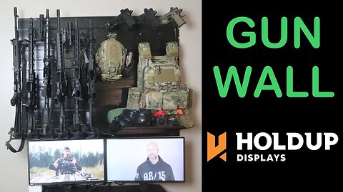 Hold Up Displays HD90 Gun Wall Review and Install