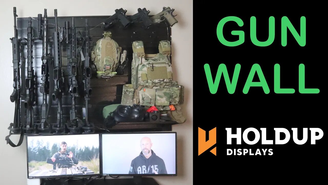 Hold Up Displays HD90 Gun Wall Review and Install