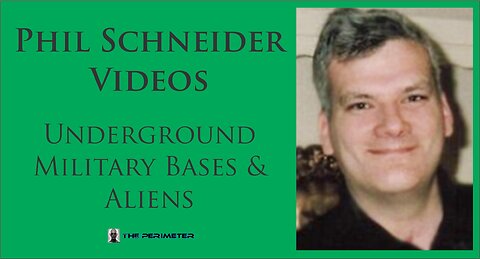 Phil Schneider | Underground Military Bases & Aliens