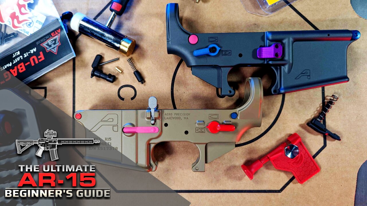 Ep-12: What Parts Do You Need to Complete a Lower? Safeties, Pins, Retainers, Mag & Bolt Catches…