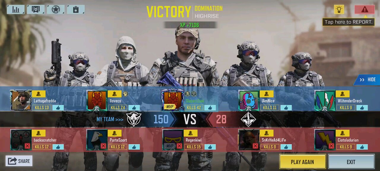 Cod Mobile Gameplay Part 1 Domination Ranked Match (MVP)