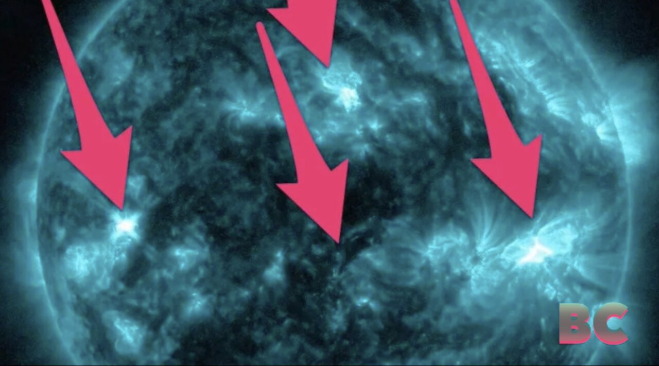 NASA video shows the sun just blasted out 4 eruptions at the same time