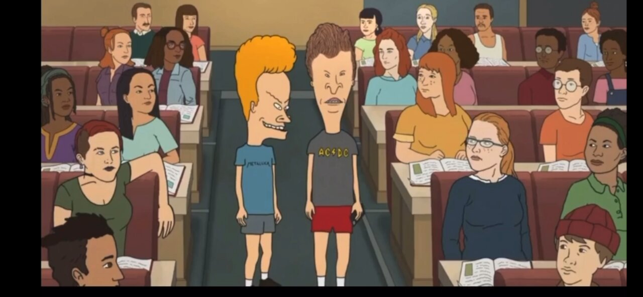 Bevis n butthead learn they have white privlidge