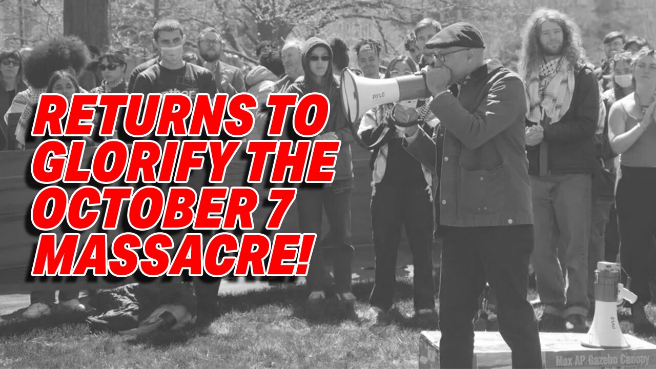 CORNELL PROFESSOR WHO PRAISED OCT 7 MASSACRE, CHEERS ON HAMAS SUPPORTERS AT HARVARD!