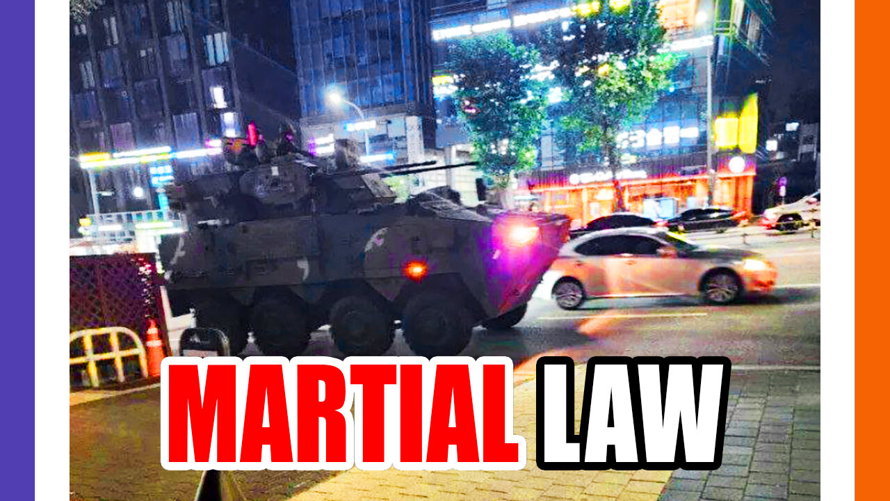 🚨BREAKlNG: South Korea Declares Martial Law 🟠⚪🟣