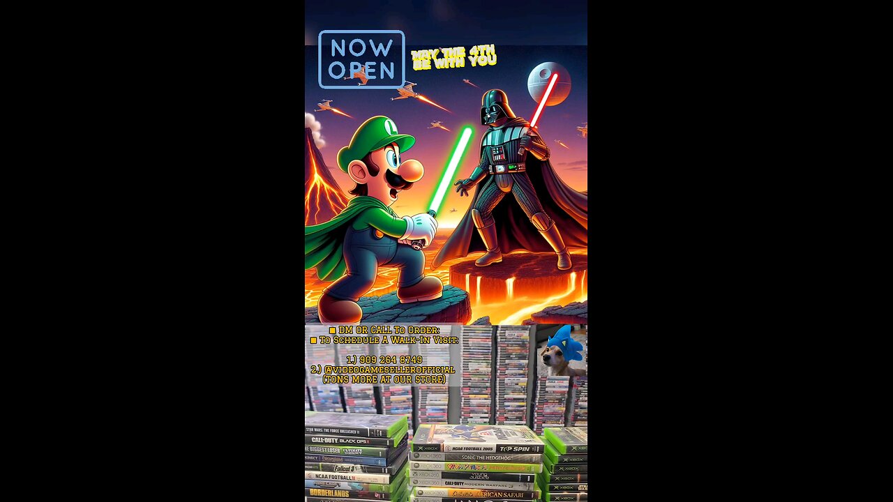 Luigi Vs. Darth Vader 🟢🔴 #gaming #maythe4thbewithyou #starwars #darthvader #luigi #fire