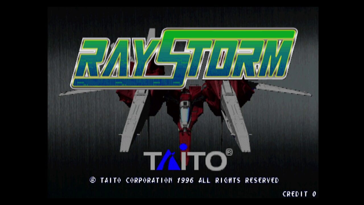 Ray Storm Arcade Game, Taito 1996, playthrough