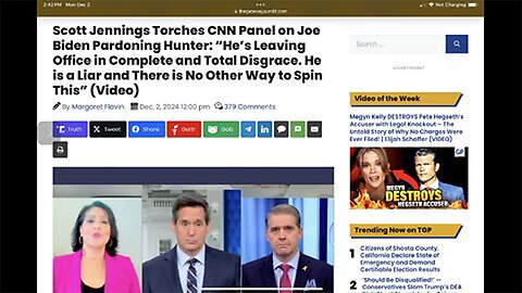 Scott Jennings Torches CNN Panel on Joe Biden Pardoning Hunter: “Complete and Total Disgrace