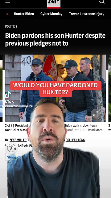 Joe Biden Pardoned Hunter Biden Despite Saying He Wouldn’t