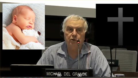 International Pro-life Flag closing remarks by Trustee Del Grande, plus final vote taken