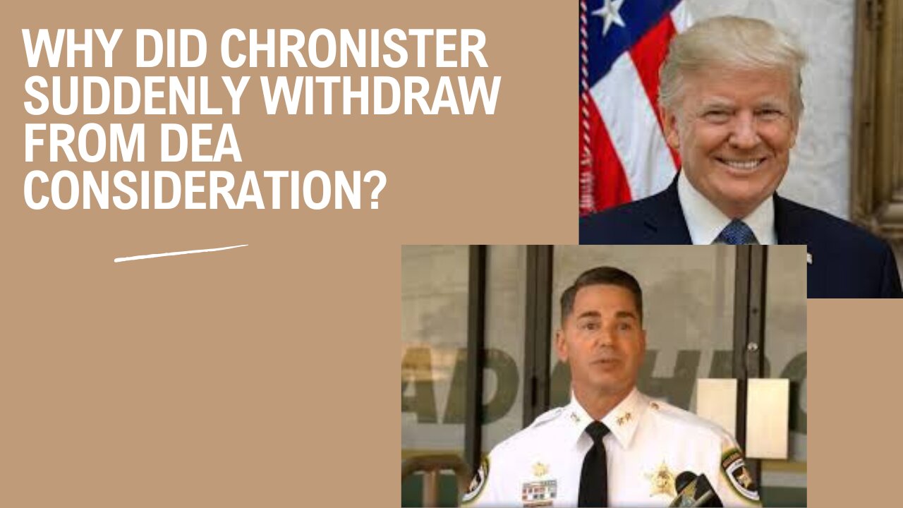 What's Next for Trump's DEA Plans After Chronister's Surprise Withdrawal?