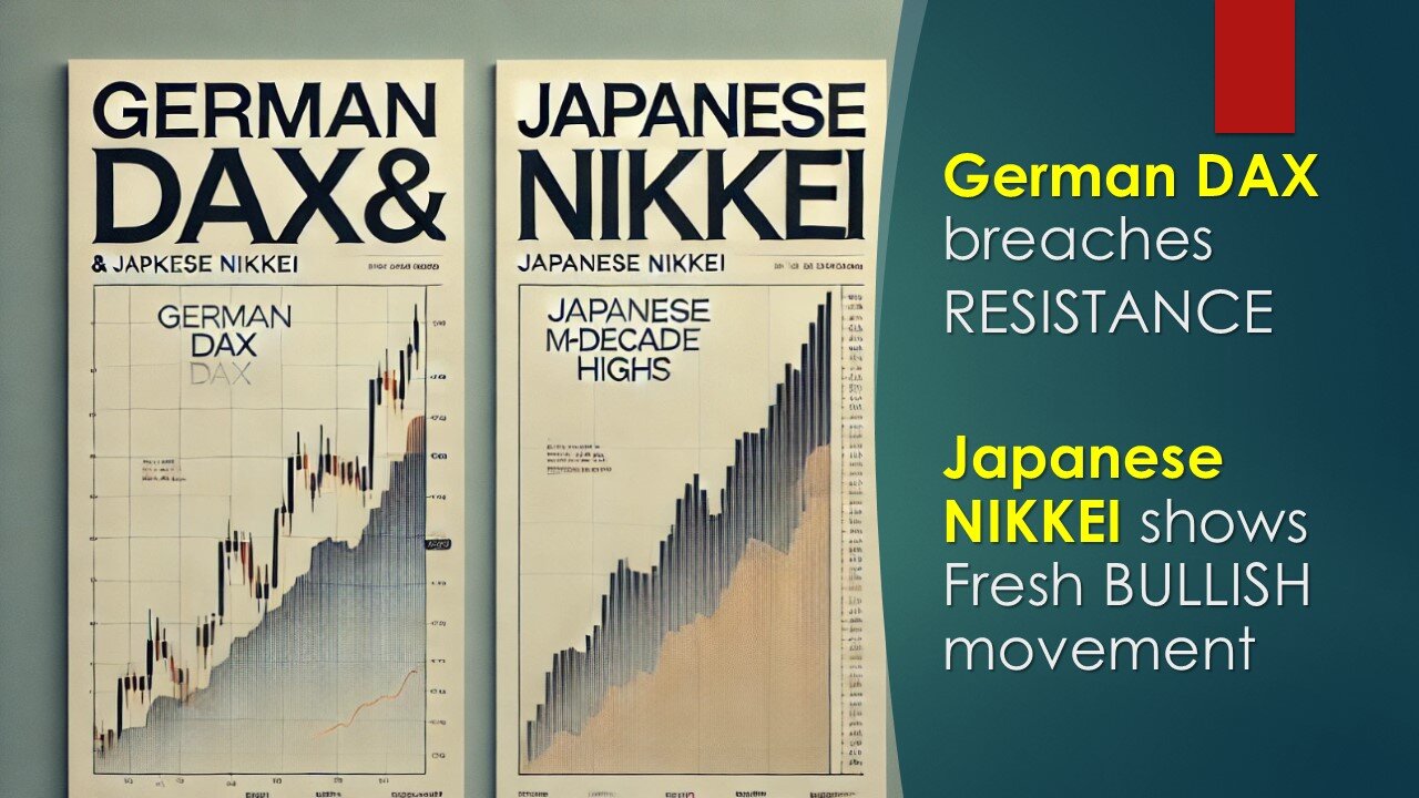 German DAX breaches RESISTANCE & Japanese NIKKEI fresh BULLISH movement