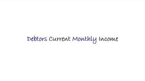 Mobile - Debtors Current Monthly Income - English