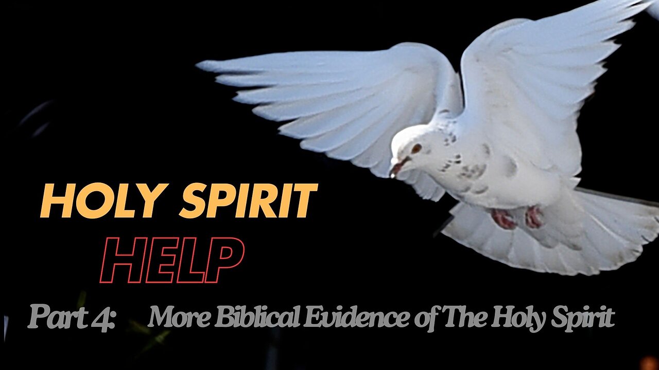 Holy Spirit Help - part 4: More Biblical Evidence of The Holy Spirit