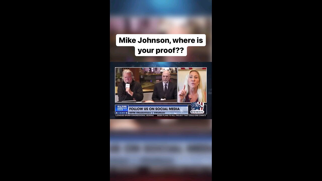 BREAKING: MIKE JOHNSON,WHERE IS YOUR PROOF? ❕ ❕ ❕