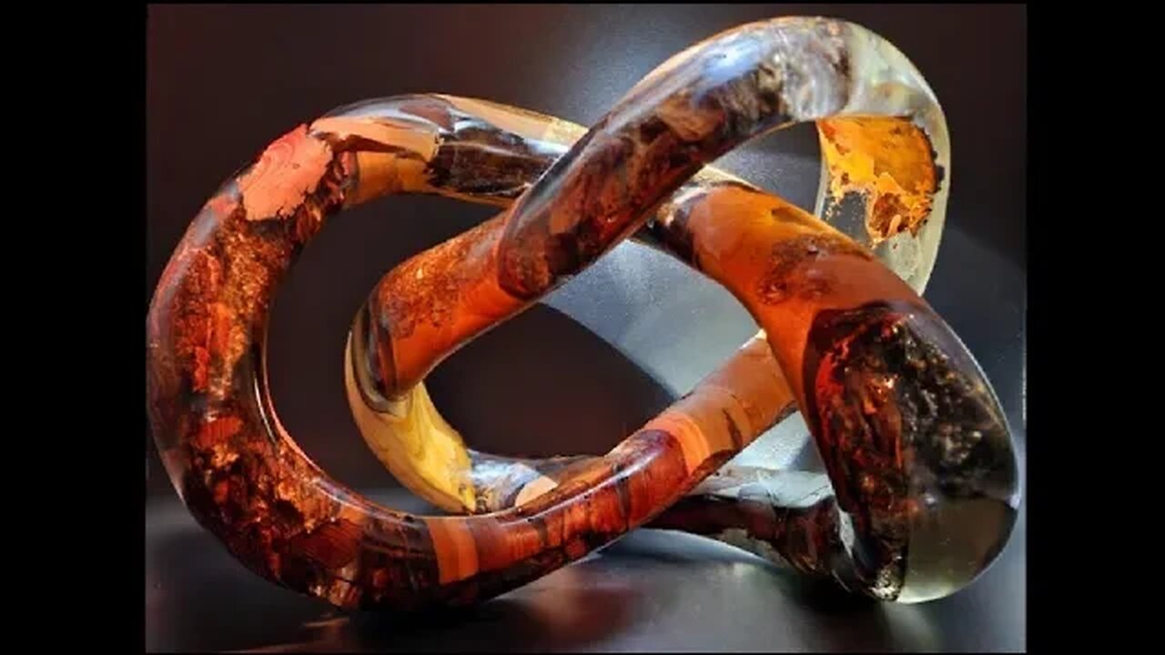 "Infinity Boa" wood and resin power carving, resin art demonstration by Dan Preece. Artforour.org