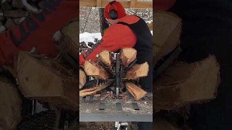 Out of Gas, Perfect Timing #firewood #fyp #gas