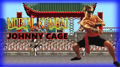( TAS ) MORTAL KOMBAT - JOHNNY CAGE - 6 BOTÕES