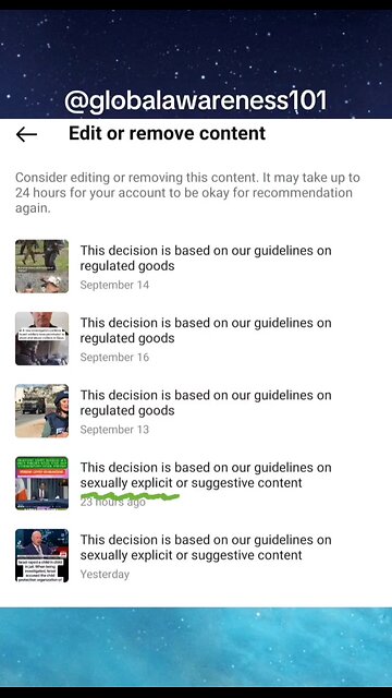 Soooo... my Instagram account was just hit with 5 violations