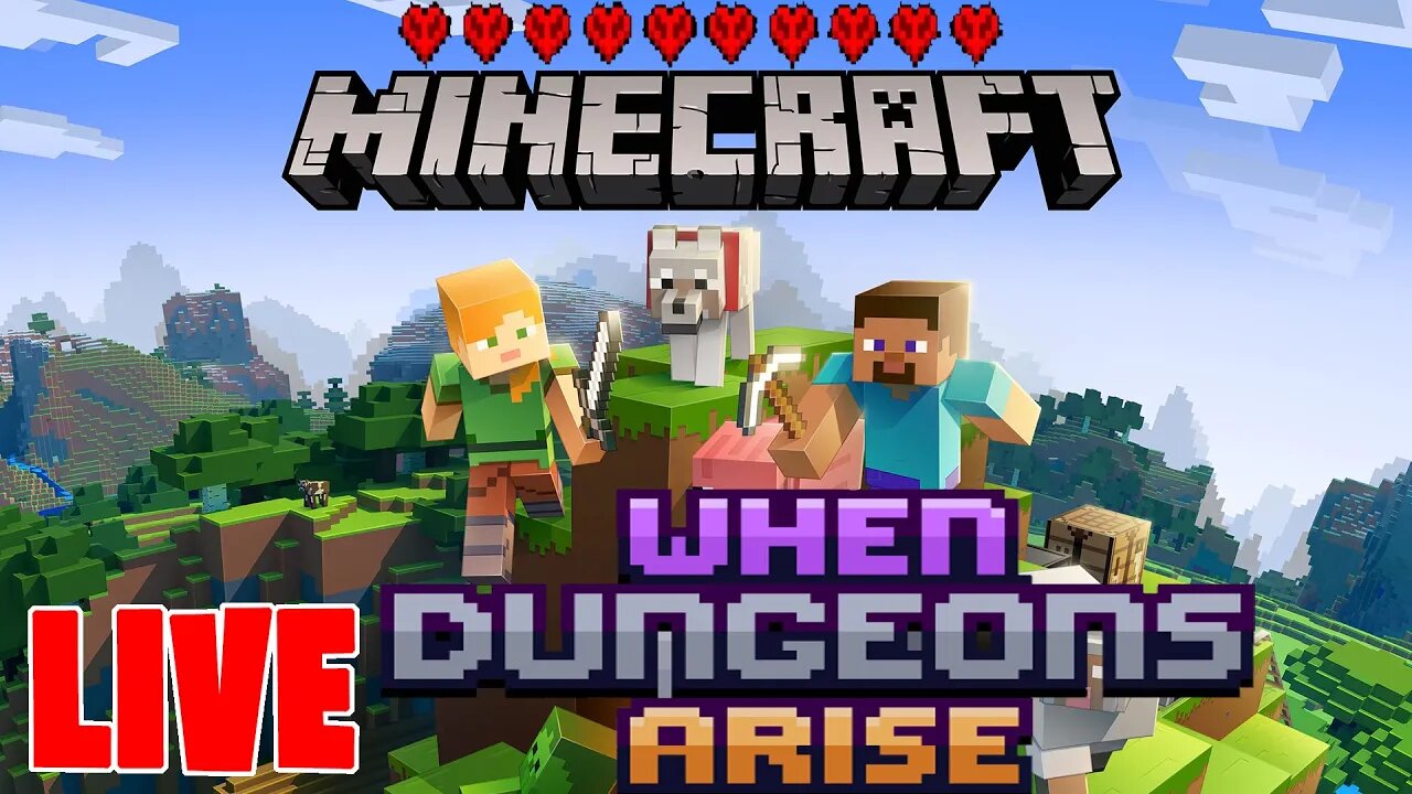 Minecraft Hardcore LIVE - When Dungeons Arise #4