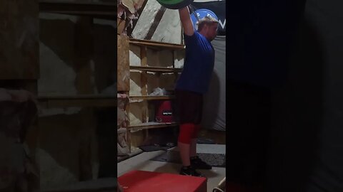 145 kg / 320 lb - Snatch Grip Push Press