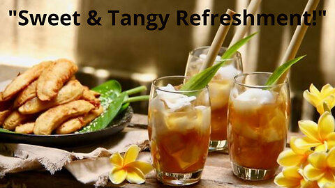 "Qatari Tamarind and Date Juice – Sweet, Tangy & Refreshing"