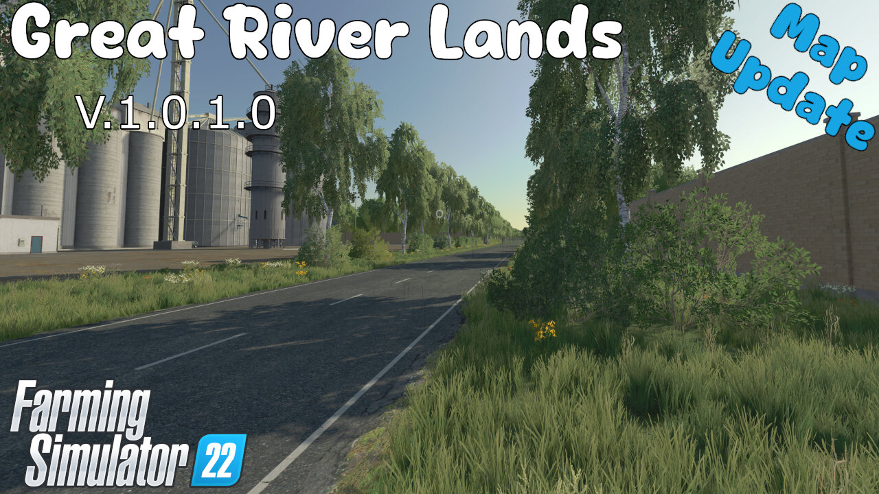 Map Update | Great River Lands | V.1.0.1.0 | Farming Simulator 22