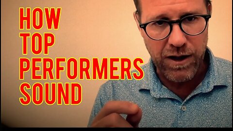 Audio Signature of High Performers - What the Best Do to Sell More