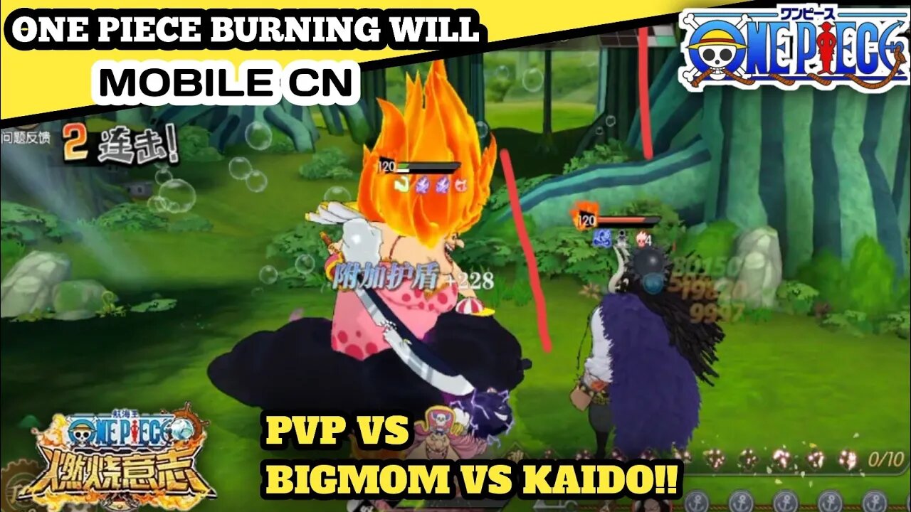 One Piece Burning Will Mobile | Bigmom Vs Kaido | Yamato B6 Belom Bisa Gendong