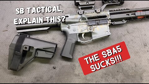 It broke! The SB Tactical SBA5 Arm Brace SUCKS!!!!