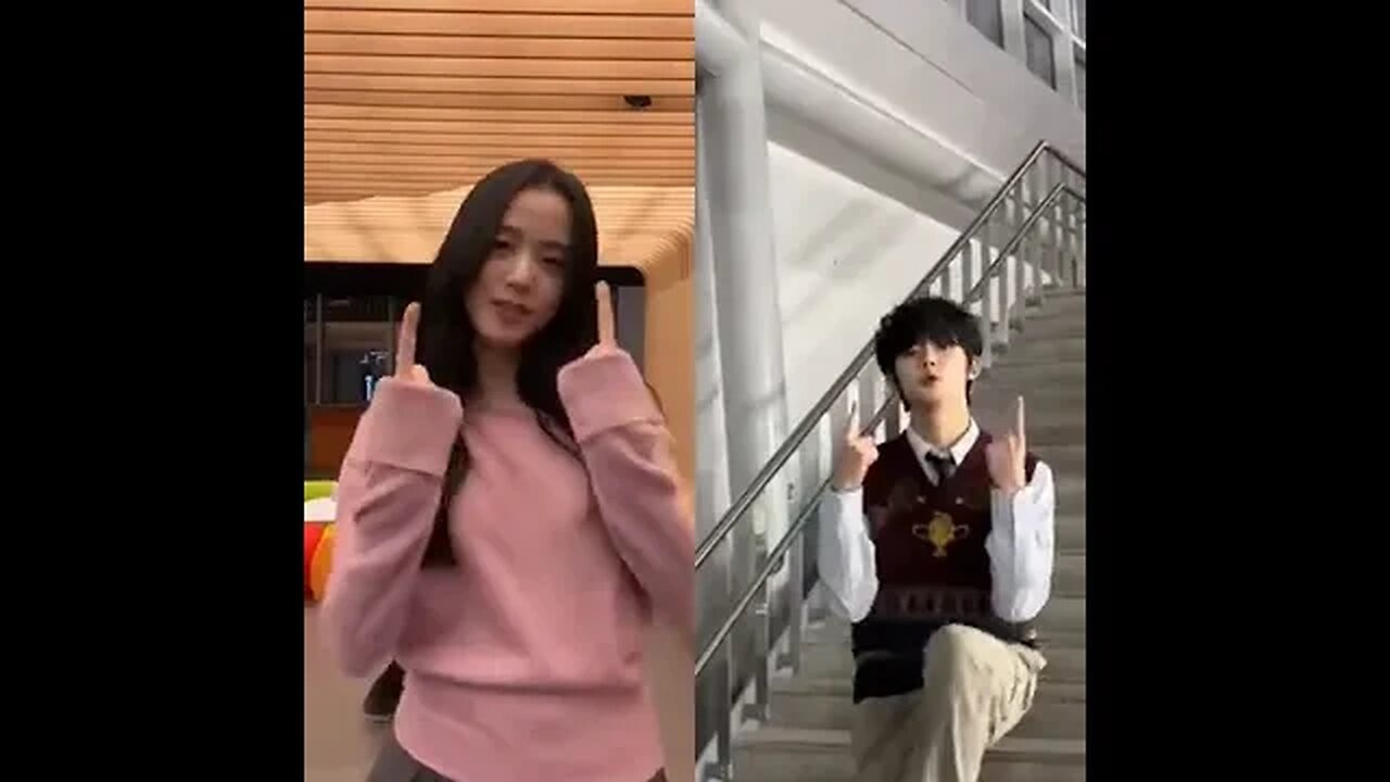 bLACKPINK AND txt yEONJUN tIKTOK sHUT dOWN COMPARISON #SHORTS