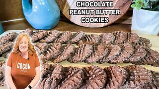 Chocolate PEANUT BUTTER COOKIES