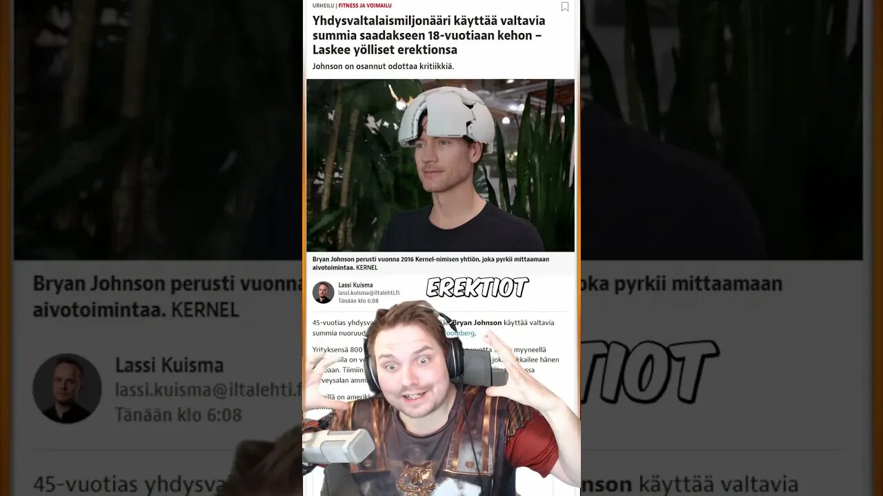 Mitä aktuaalista mä taas luin?!?! #shorts