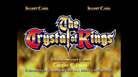 Crystal of Kings, Arcade Game, Brezzasoft 2001, playthrough