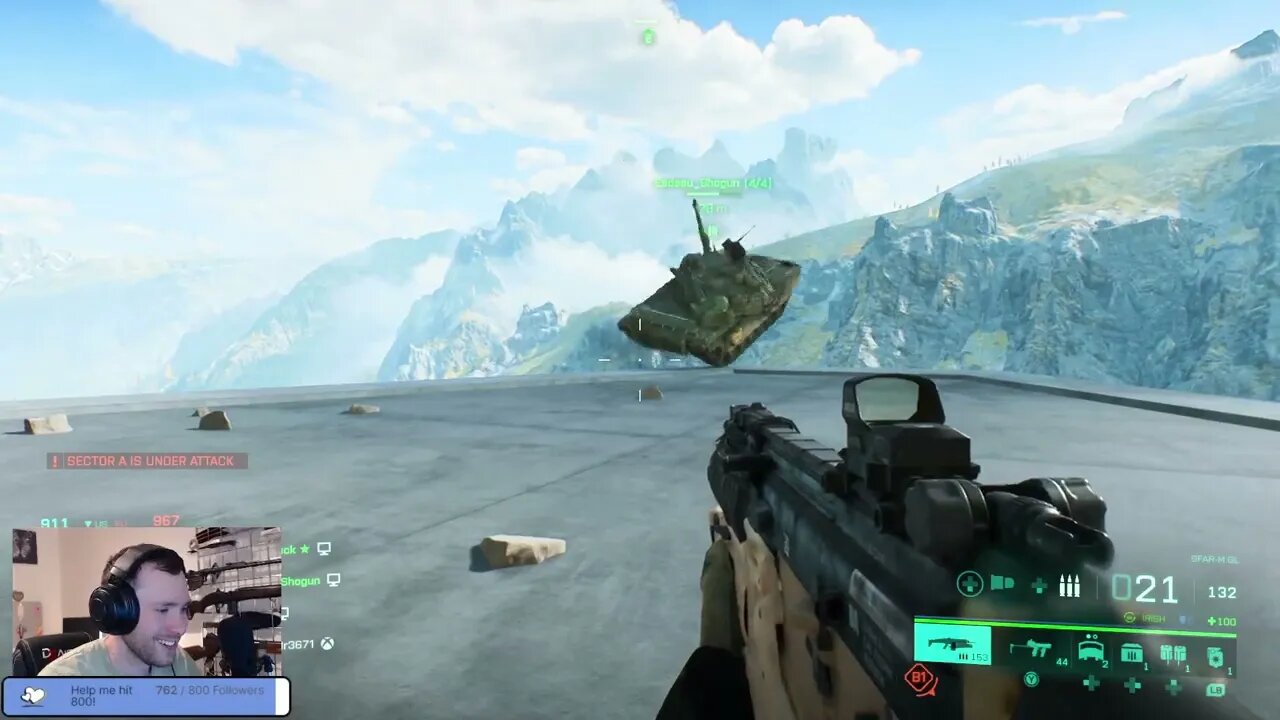 Tank Drops on the WRONG FLOOR?! | Battlefield 2042 Clip on Twitch!