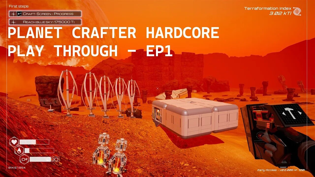 PLANET CRAFTER HARDCORE PLAY THROUGH - EP1