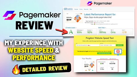 Pagemaker.io Review - My Experience with Website Loading Speed & Performance