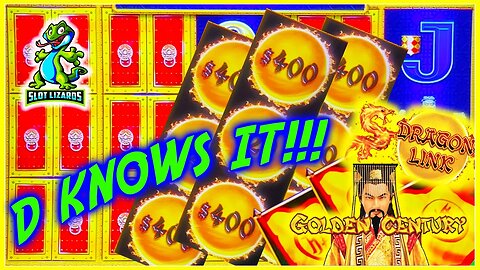 D COMES IN SPINNING HUGE! BIG WIN! Dragon Link Golden Century Slot