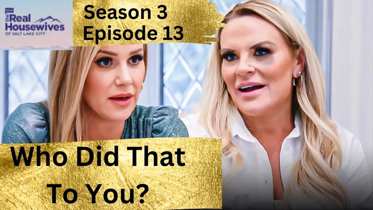 Real Housewives Of Salt Lake City S3 Ep13 Unfashionable Behavior Angie H Confronts Heather Gay