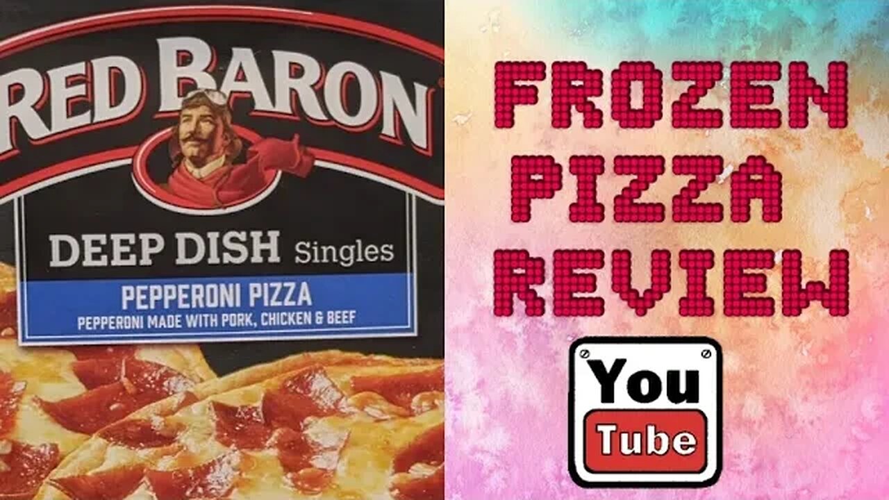 FROZEN PIZZA REVIEW Red Baron Deep Dish Pepperoni Pizza