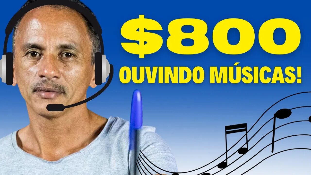 Ganhe $800 Apenas Ouvindo Música! (Ganhar Dinheiro Online em 2023)