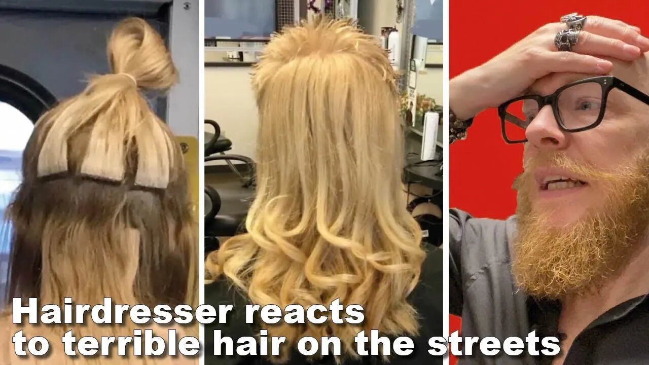 The WORST Haircuts I've Seen on the Street: Hairdresser's REACTION