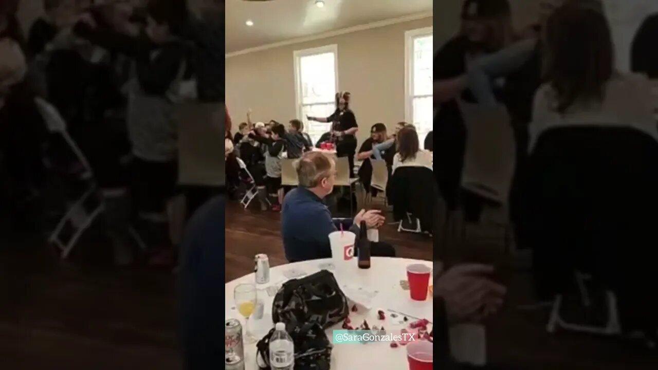 “Cheers to the ones that l*ck us where we pee” drag queen in front of children. Time for jail.